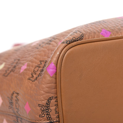 MCM Visetos Spektrum Medium Anya Shopper Tote Cognac 9 of 19