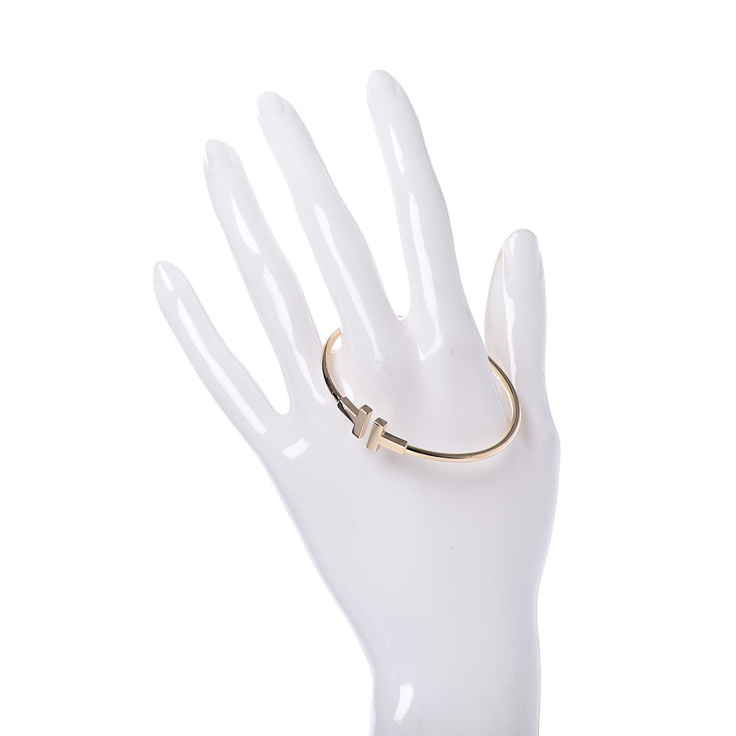 18K Yellow Gold T Wire Bracelet