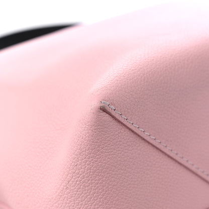 Louis Vuitton Calfskin Snakeskin Lockme MM Rose Ballerine 9 of 15