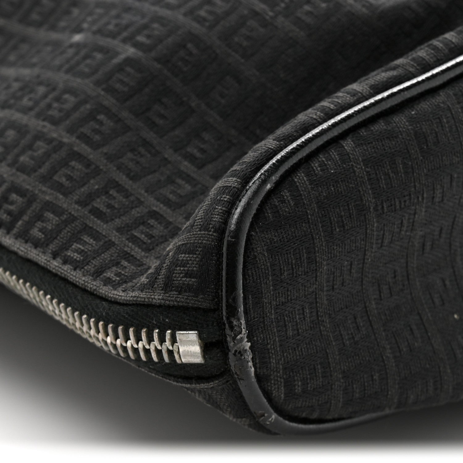 Fendi Zucchino Pochette Black 1860712 – FASHIONPHILE