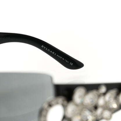Bulgari BVLGARI Crystal Flower Sunglasses 652-B Black 6 of 7