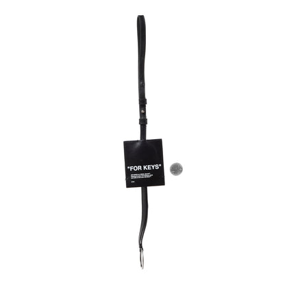 Off-White Calfskin For Keys Keychain Black 2 of 5