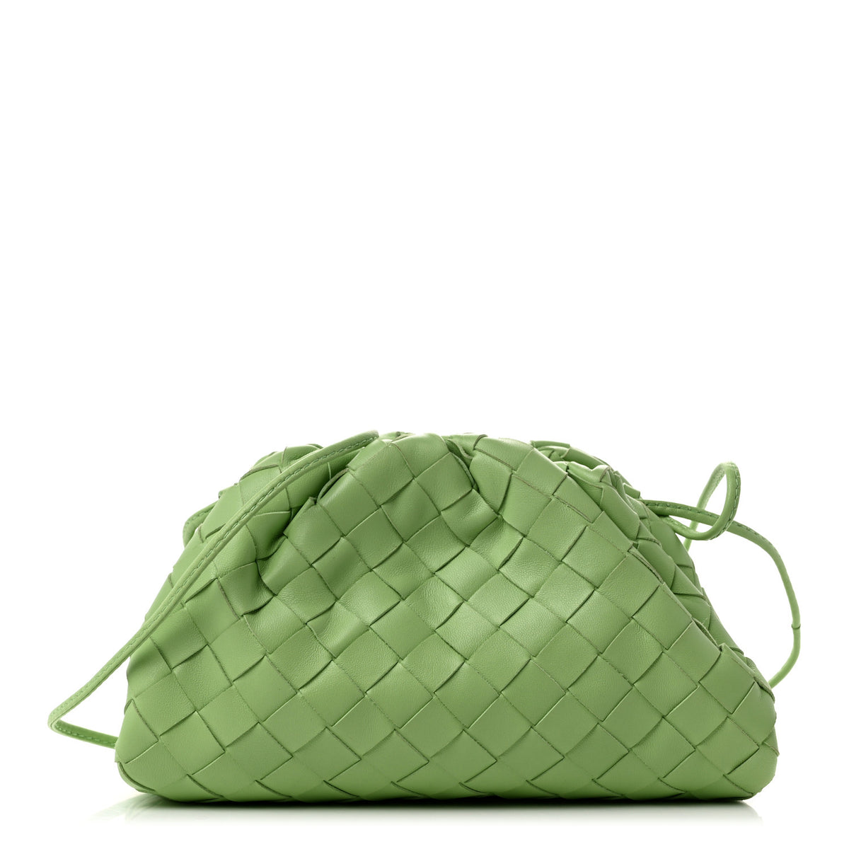 Nappa Intrecciato The Mini Pouch Pistachio