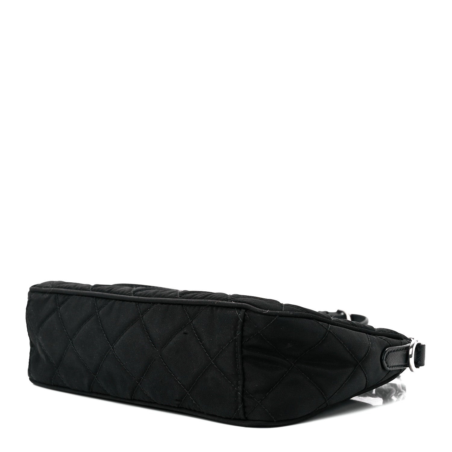 Prada Nylon Tessuto Impuntu Quilted Crossbody Bag Black 9 of 11