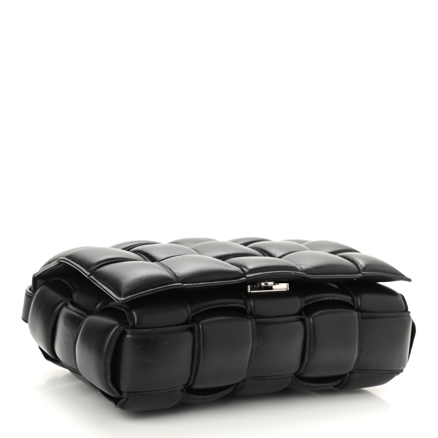 Bottega Veneta Nappa Maxi Intreccio Padded Cassette Crossbody Bag Black 3 of 6