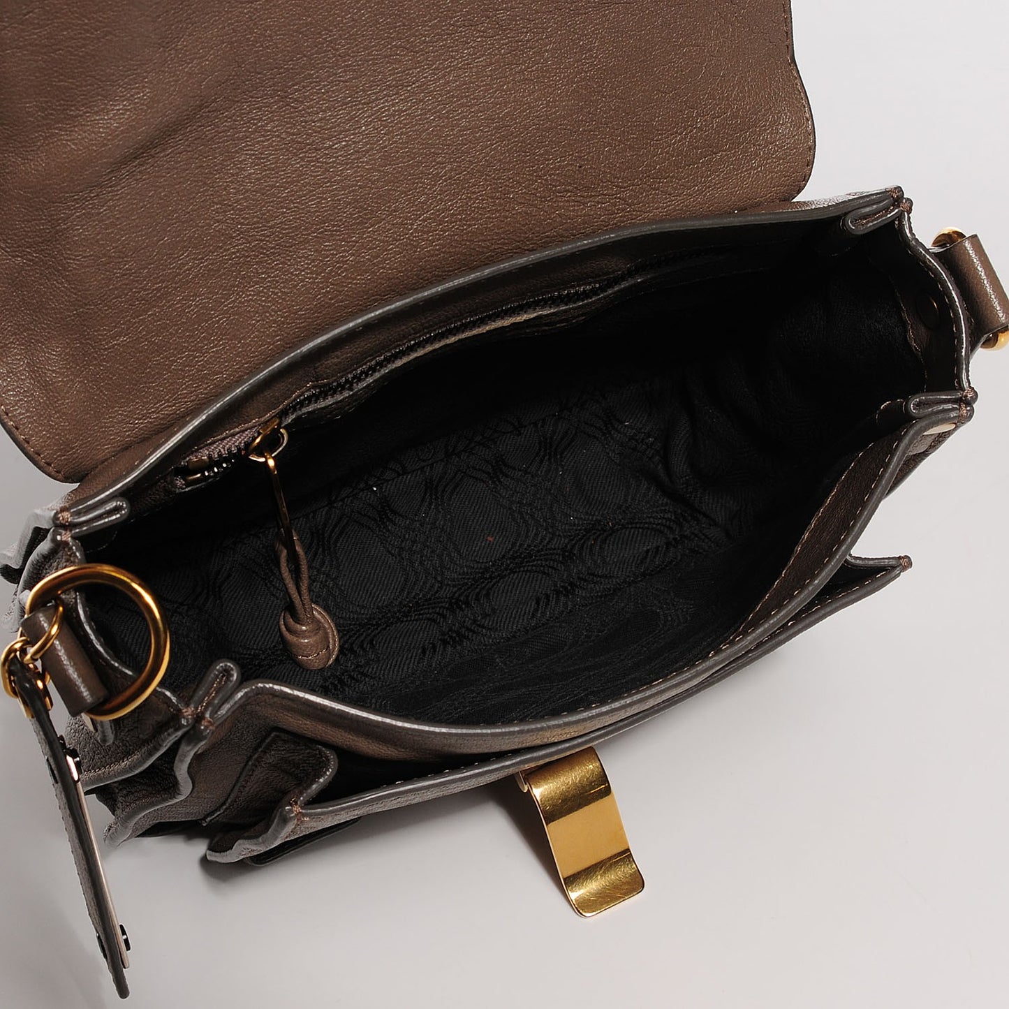 Lambskin PS1 Pouch Smoke