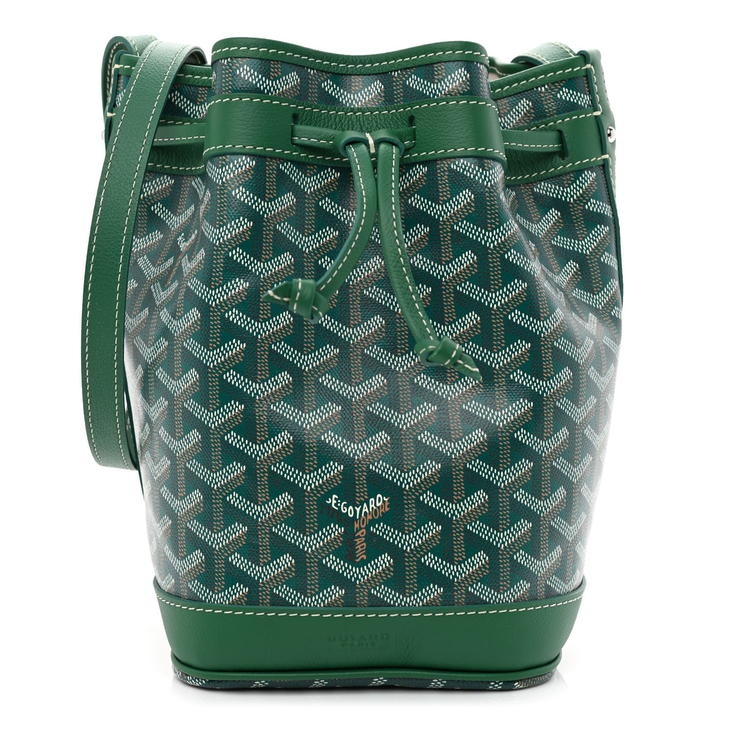 Goyard Goyardine Petit Flot Bucket Bag PM Green 1 of 10