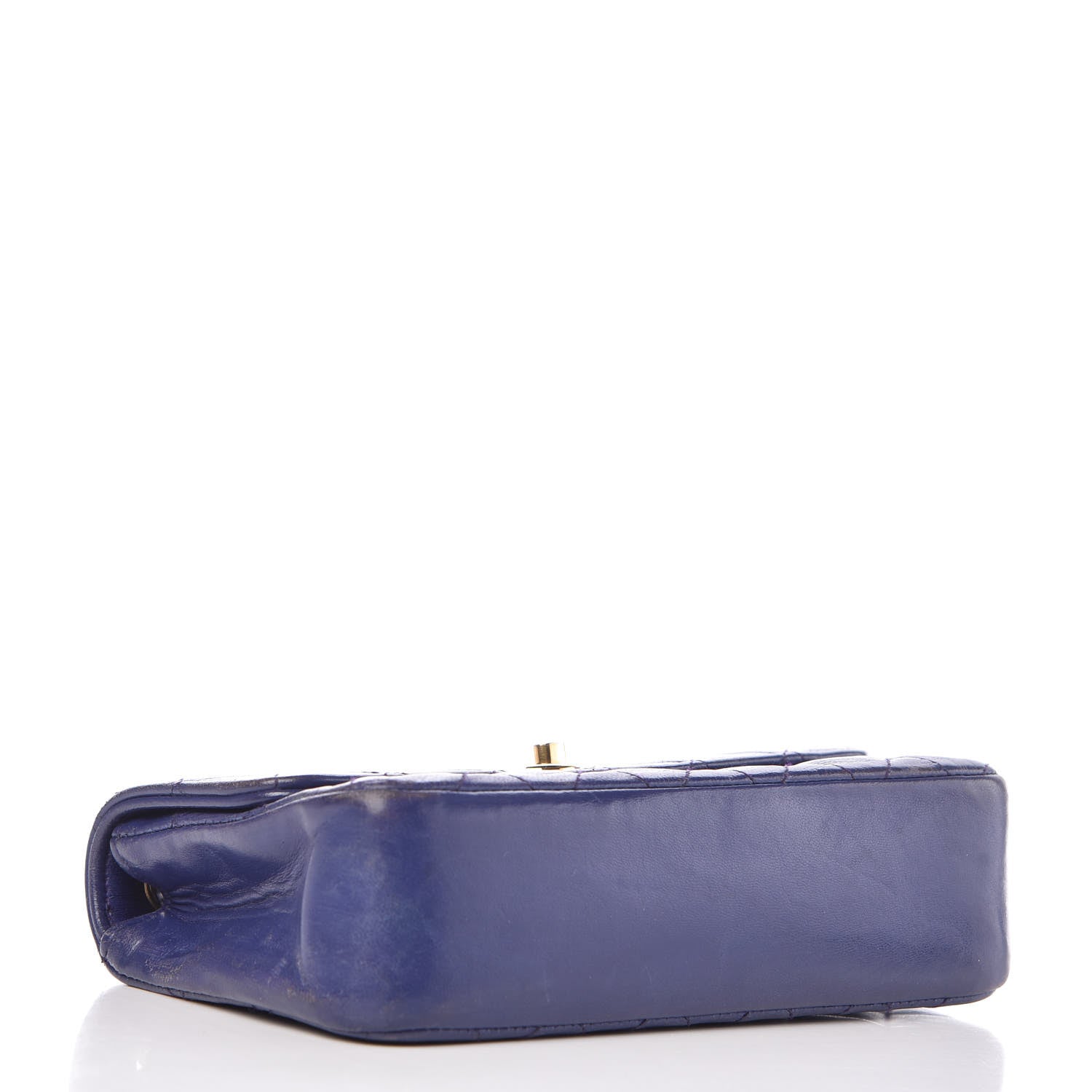 Chanel Lambskin Quilted Small Single Flap Navy 4 of 13
