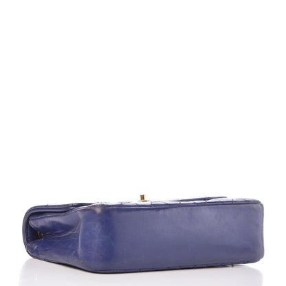 Chanel Lambskin Quilted Small Single Flap Navy 4 of 13