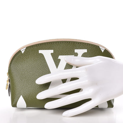 Louis Vuitton Monogram Giant Cosmetic Pouch Kaki 2 of 9