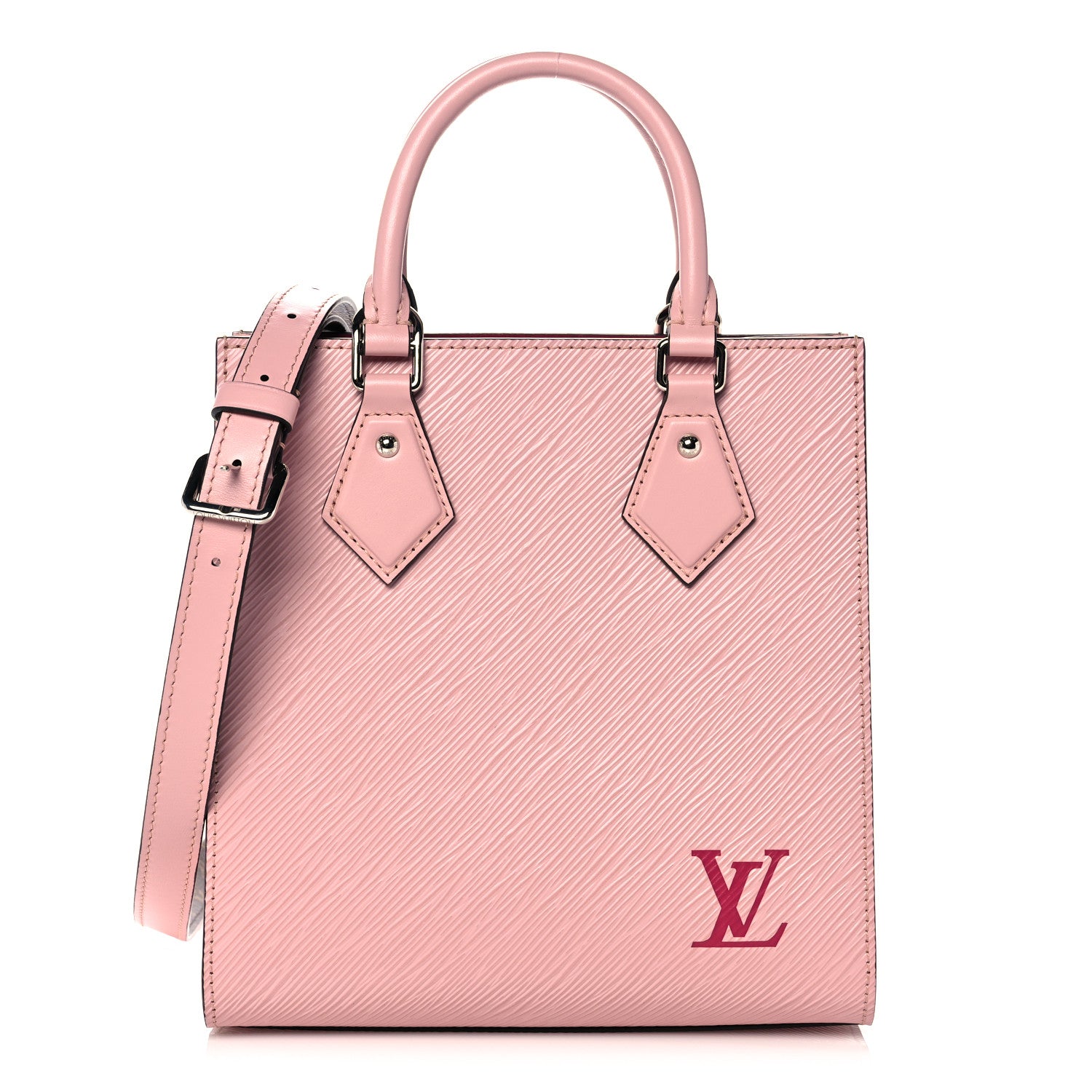 Louis Vuitton Epi Sac Plat BB Rose Ballerine 1 of 10