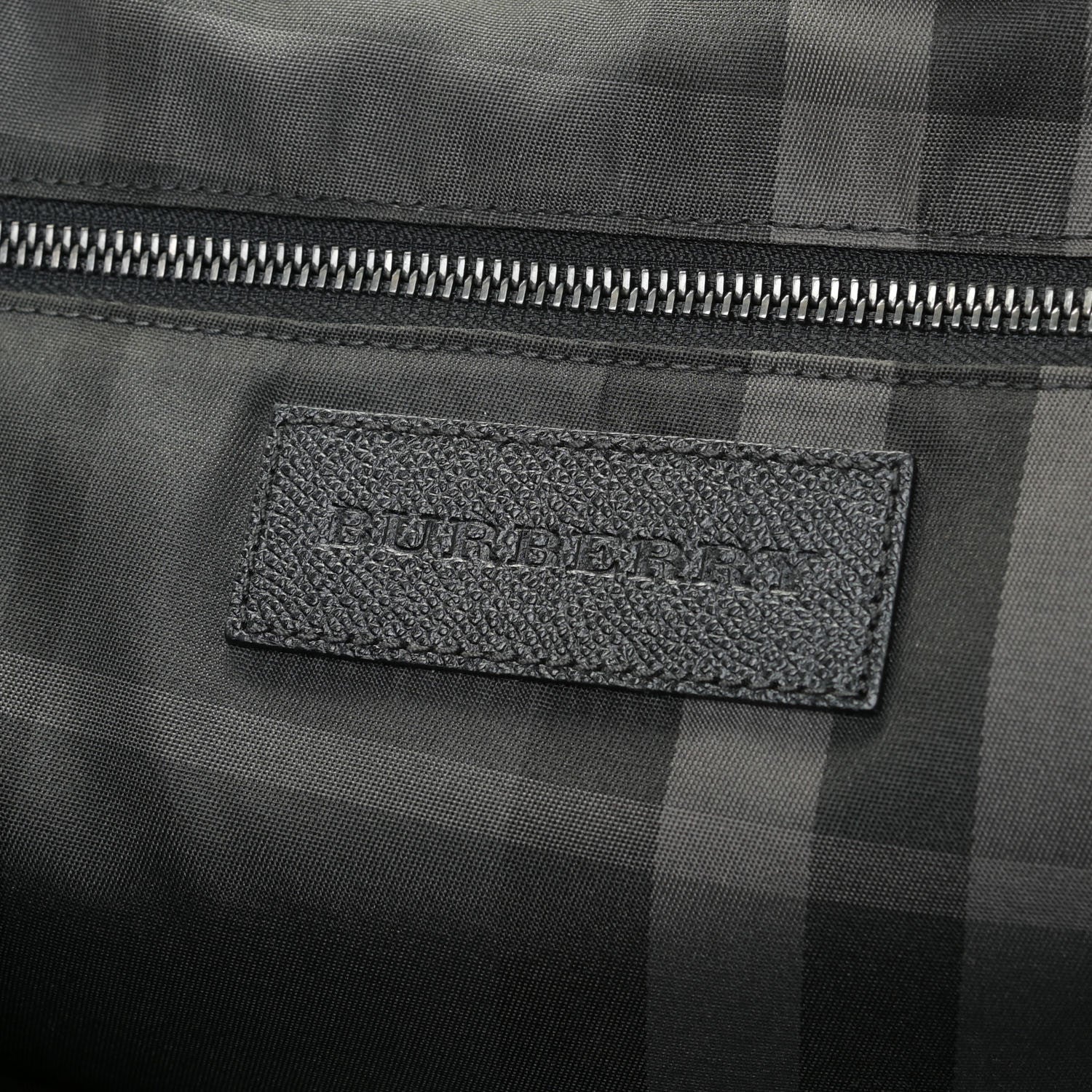 Burberry Textured Calfskin Briefcase Black 8 of 9