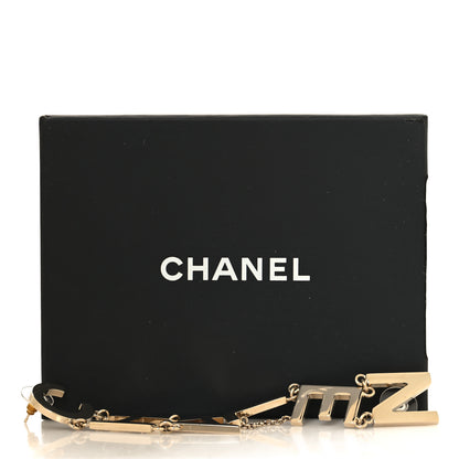 Chanel Metal Cha-Nel Logo Drop Earrings 5 of 5