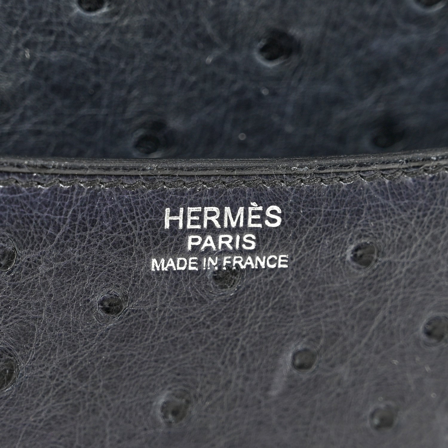 Hermes Ostrich Constance 24 Bleu Iris 6 of 14