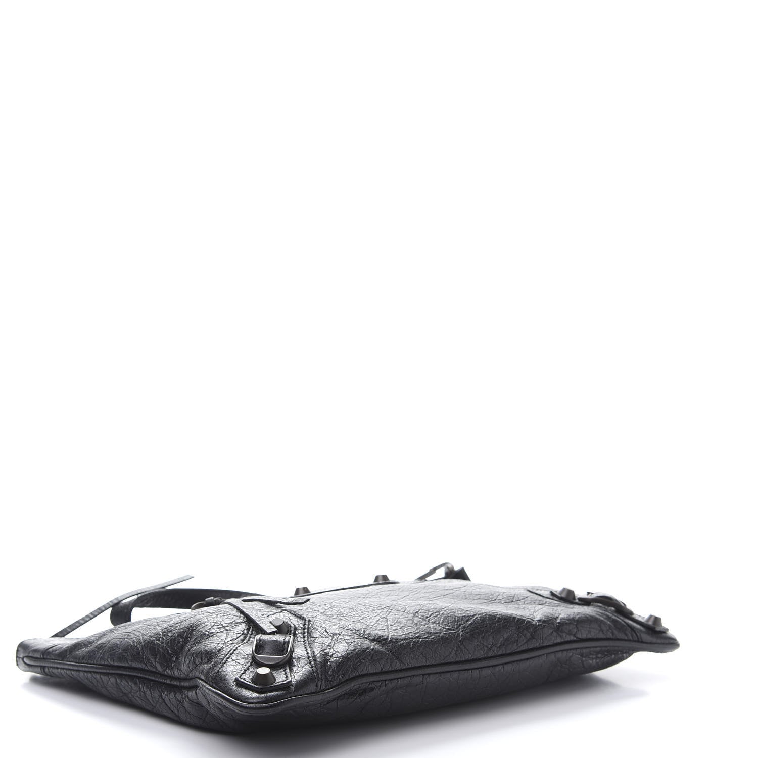 Balenciaga Agneau Classic Hardware Flat Handle Clutch Black 4 of 10
