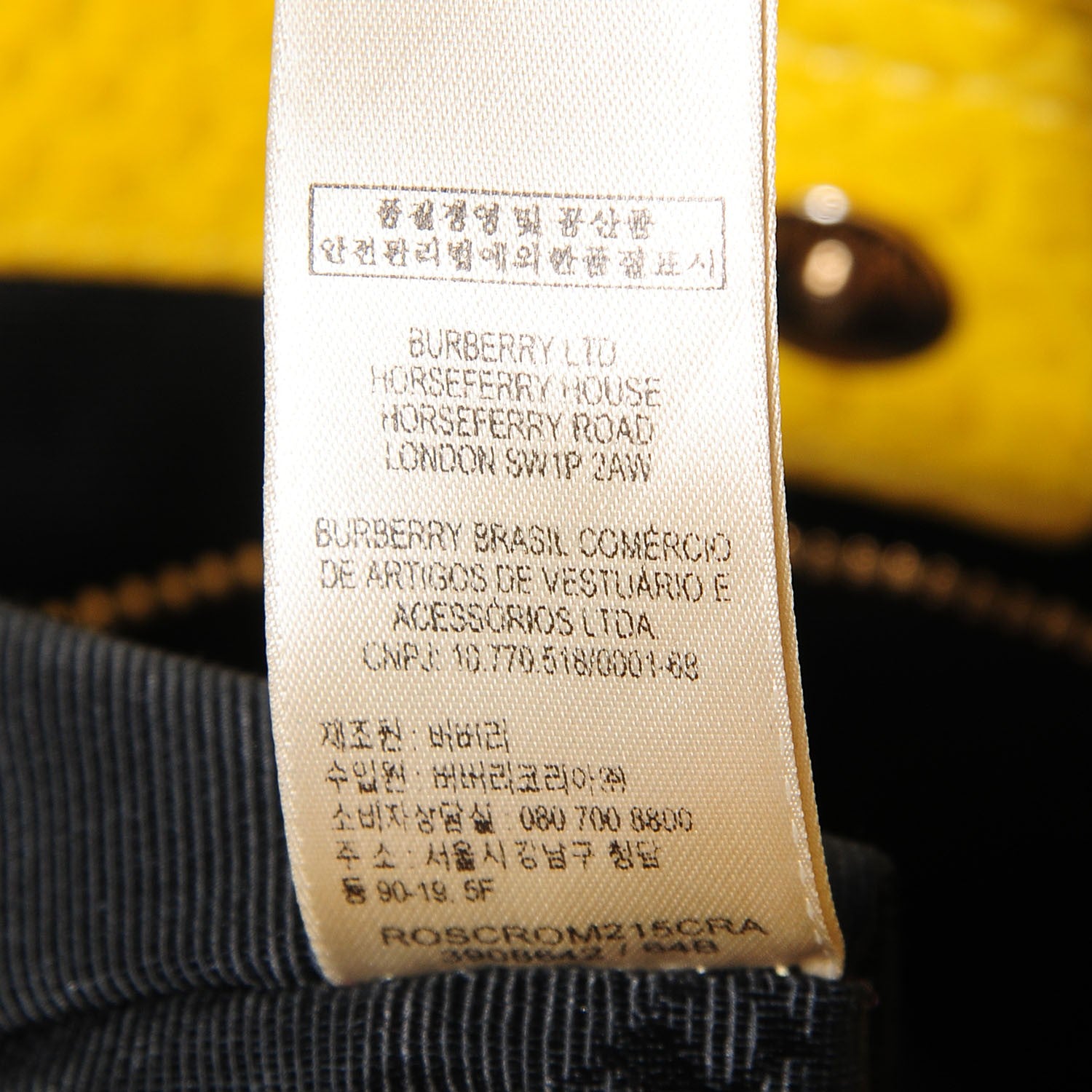 Burberry Heritage Grain Medium Woodbury Tote Straw 9 of 9