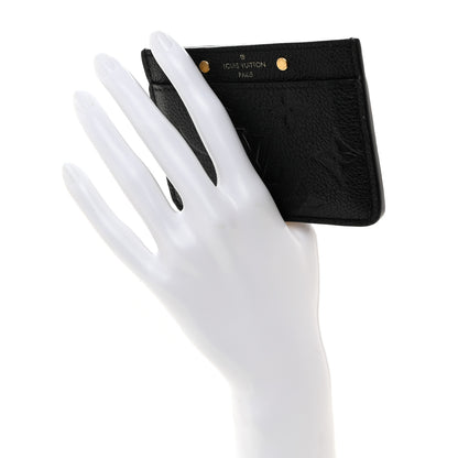 Louis Vuitton Empreinte Card Holder Black 2 of 7