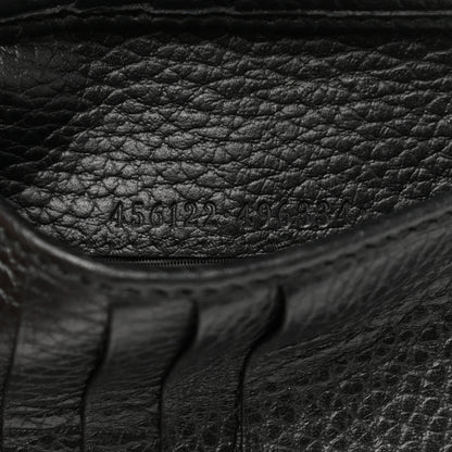 Gucci Dollar Calfskin Double G French Flap Wallet Black 7 of 7