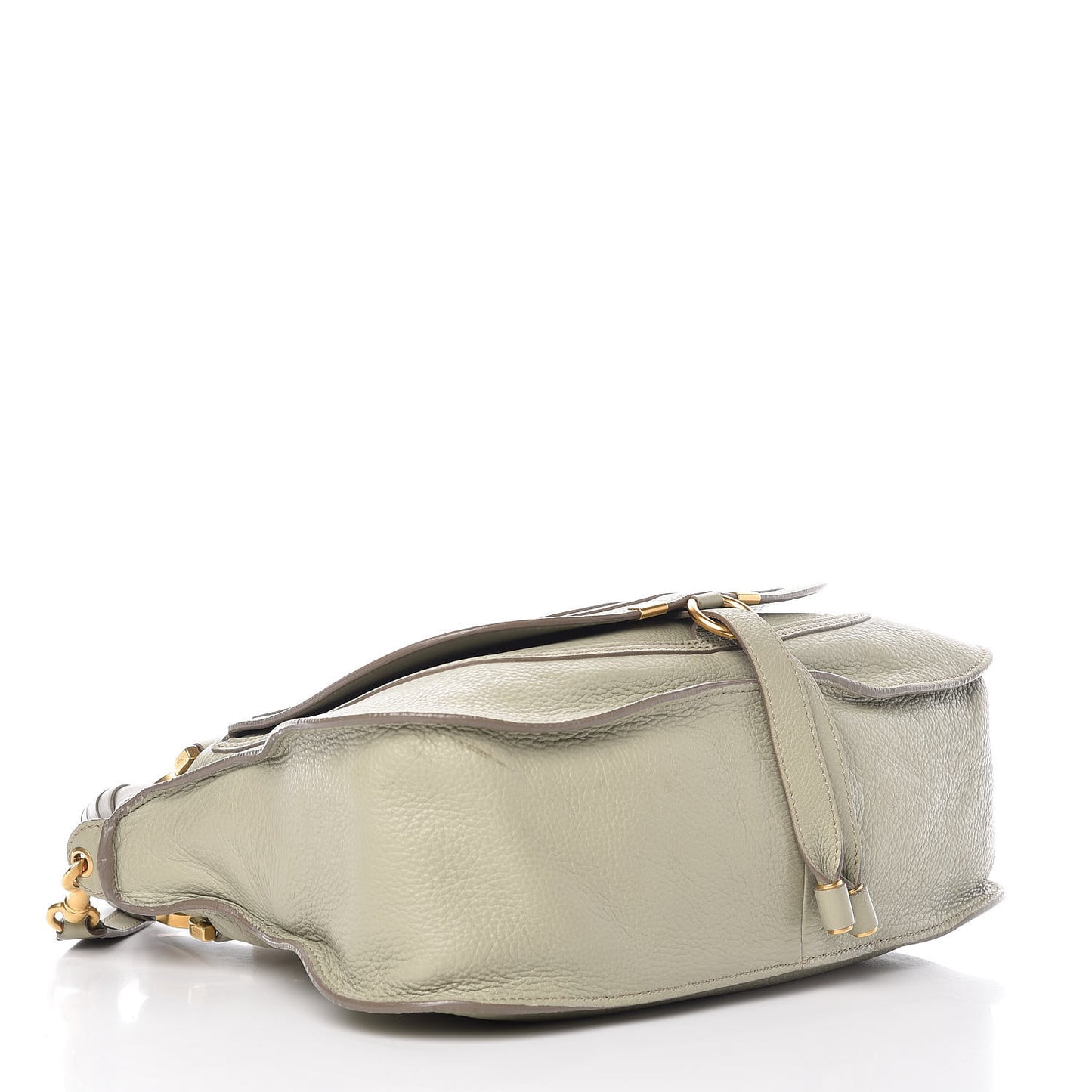 Calfskin Medium Marcie Satchel Baobab Green