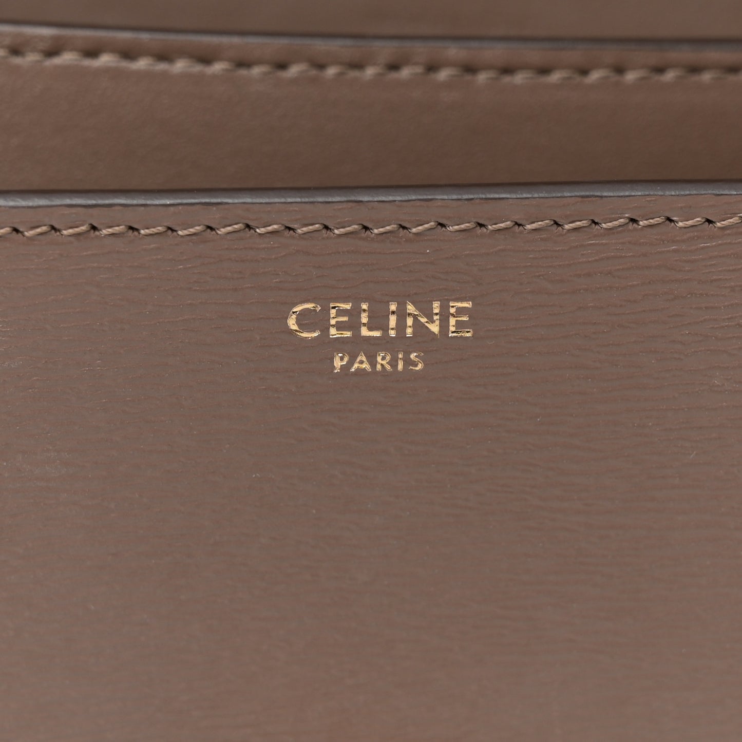 Liege Calfskin Medium Classic Box Flap Bag Taupe
