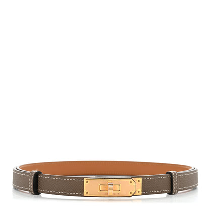 Hermes Epsom Kelly Belt Etoupe 1 of 4