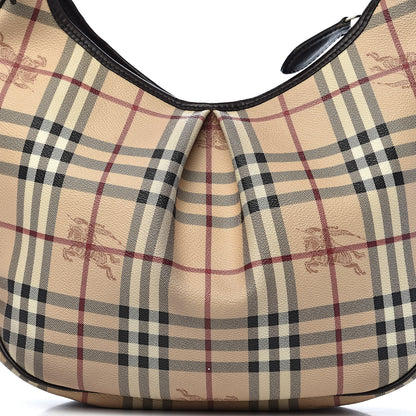 Burberry Haymarket Check Brooklyn Hobo Chocolate 11 of 11
