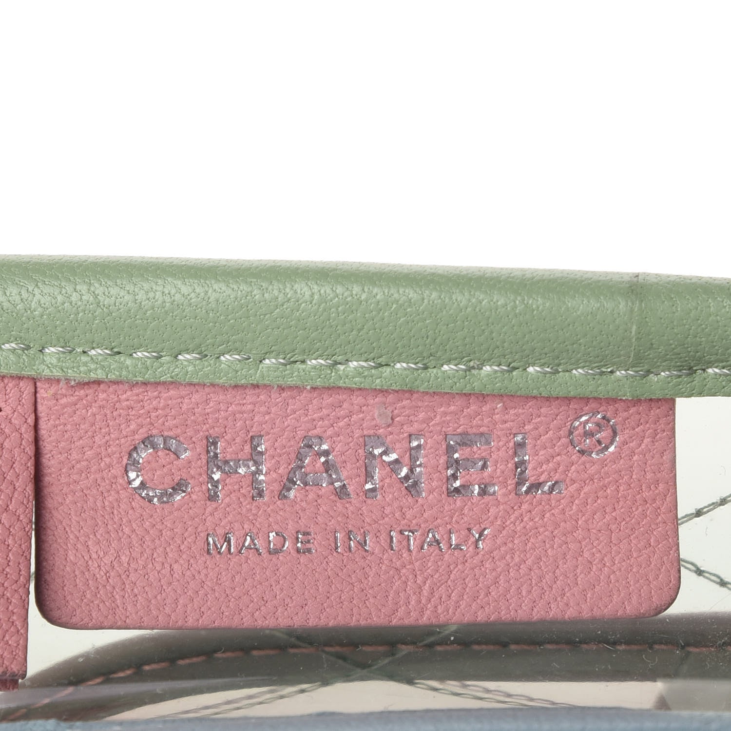 Chanel Lambskin PVC Quilted Mini Coco Splash Flap Blue Green 14 of 15