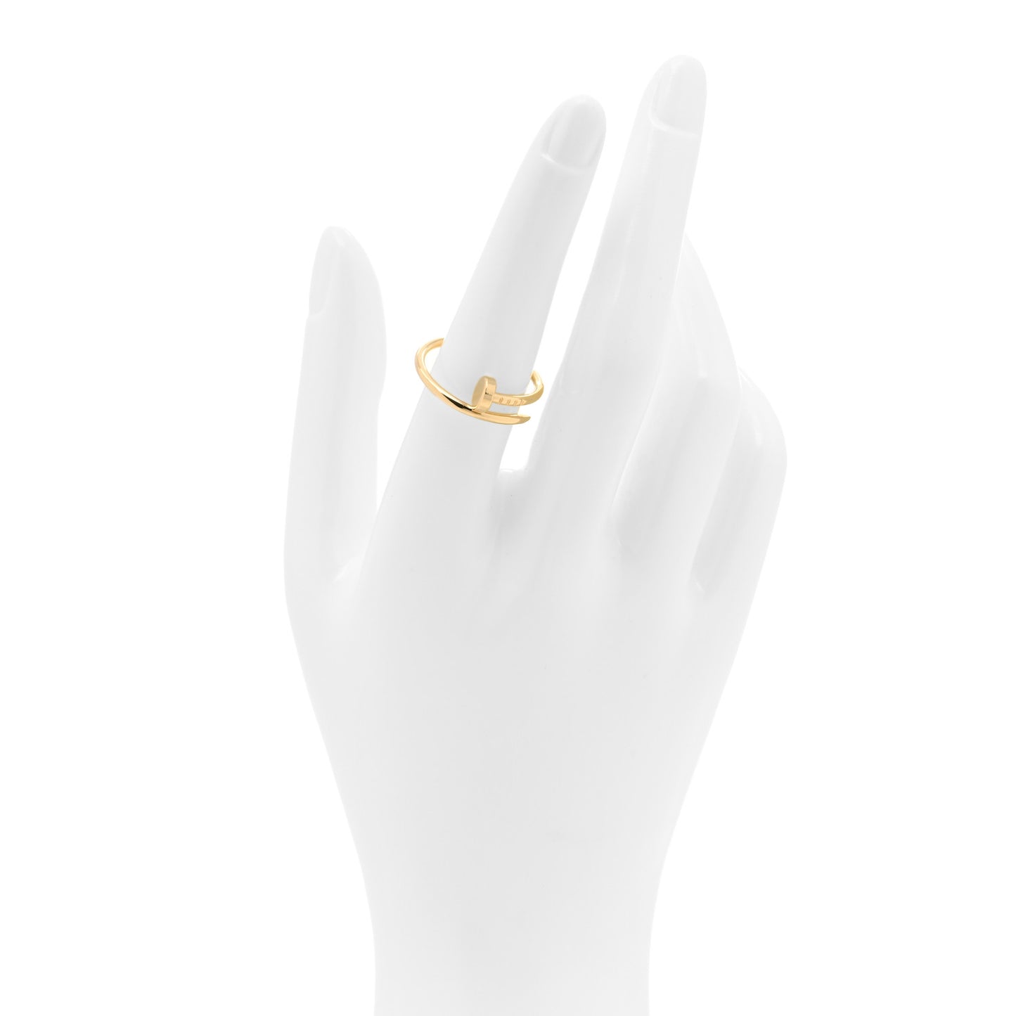 18K Yellow Gold Small Juste Un Clou Ring 57 8