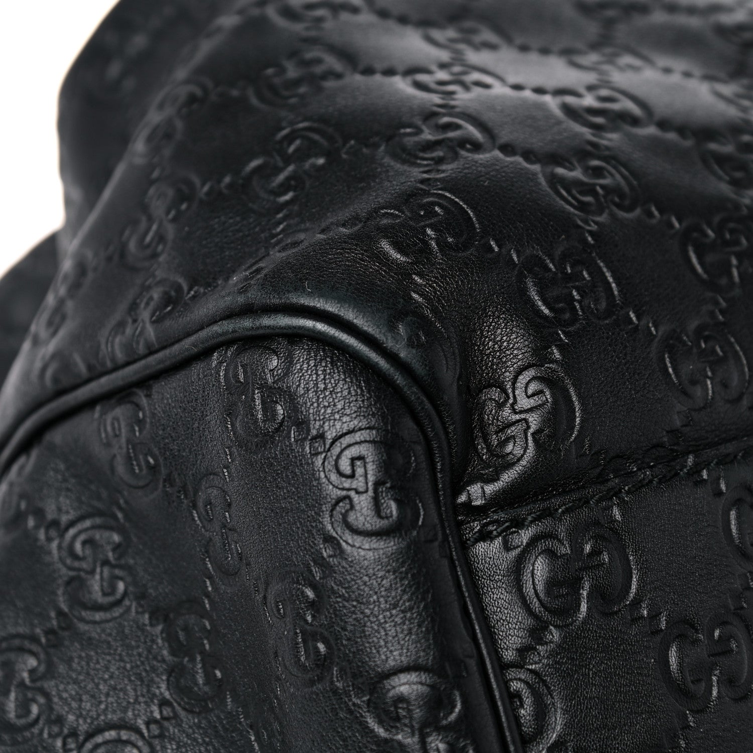 Gucci Guccissima Large Sukey Tote Black 10 of 13