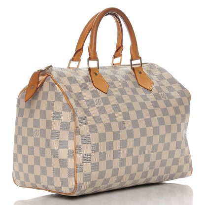Louis Vuitton Damier Azur Speedy 30 3 of 8