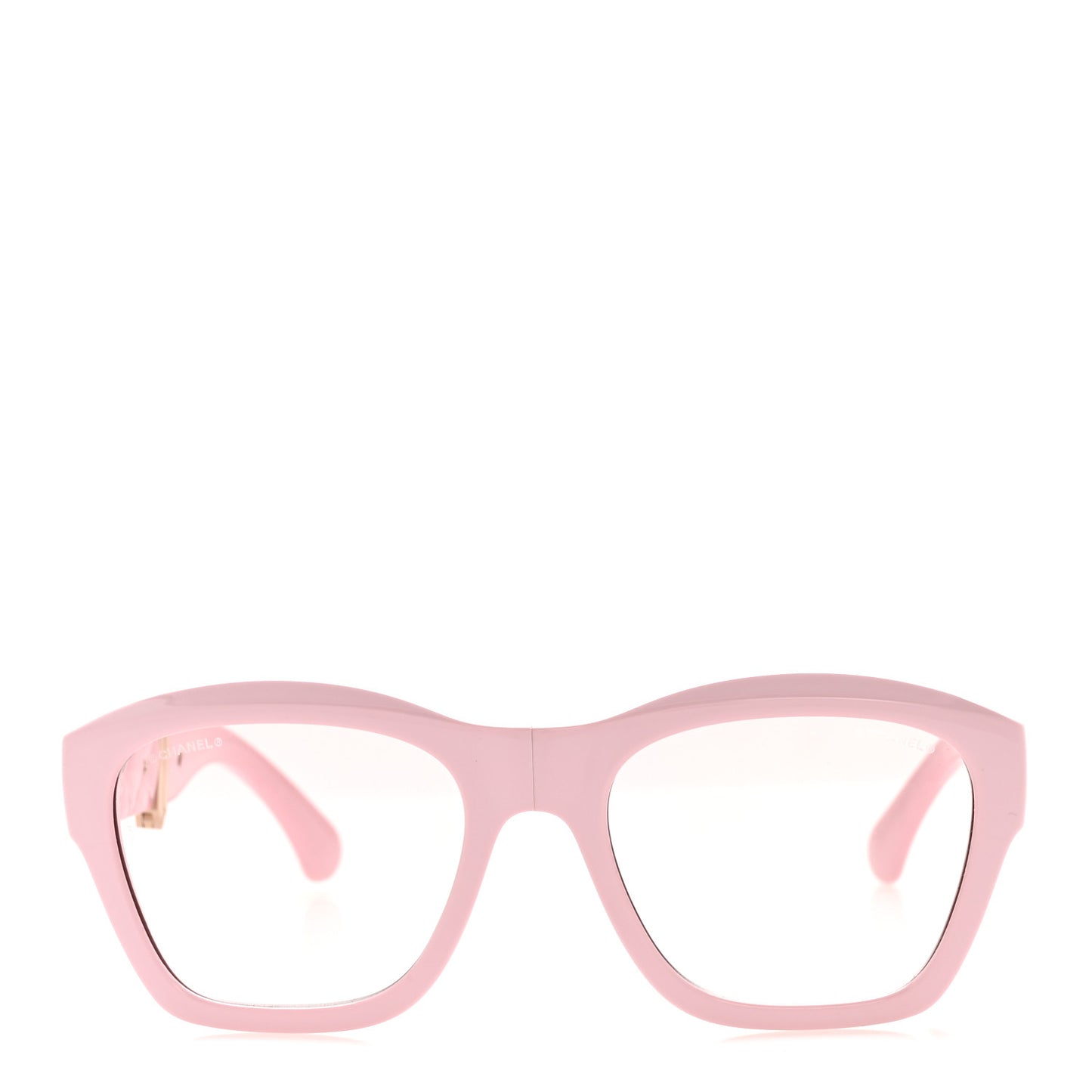 Acetate Crystal Folding Square Sunglasses 71692 Pink