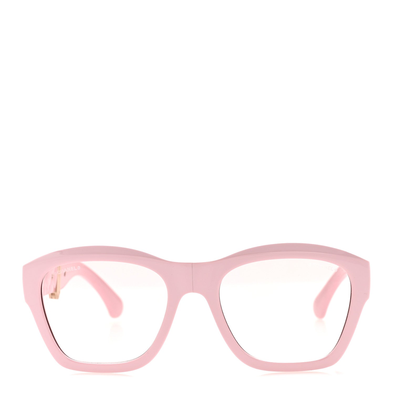 Chanel Acetate Crystal Folding Square Sunglasses 71692 Pink 2 of 8