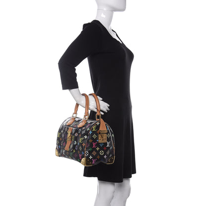 Louis Vuitton Monogram Multicolor Speedy 30 Black 2 of 8