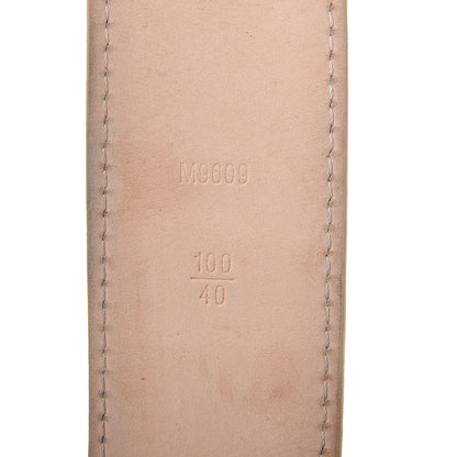Louis Vuitton Damier Azur LV Initiales Belt 100 40 5 of 11