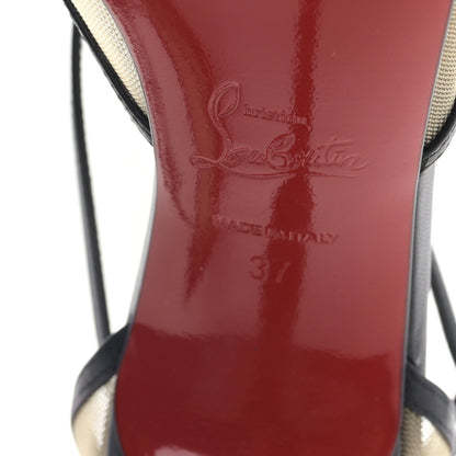 Christian Louboutin Kid Rete Theodorella 100 Pump 37 Black 6 of 7