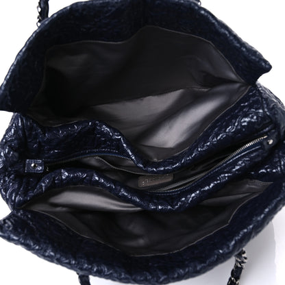 Chanel Vinyl Rock in Moscow Tote Navy 5 of 10