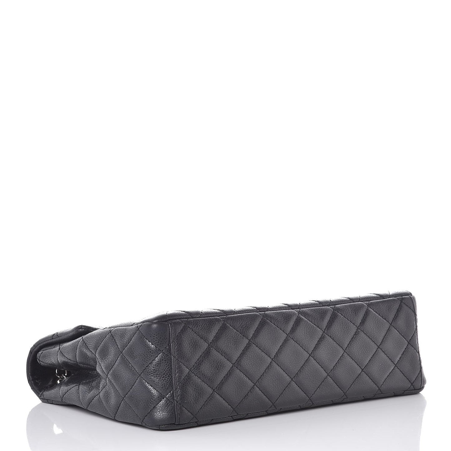 Caviar Quilted Maxi Single Flap Black