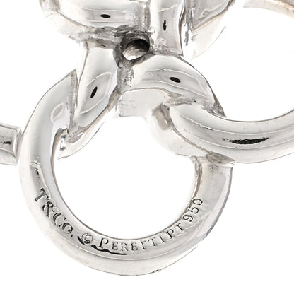 Tiffany Platinum Elsa Peretti Quadrifoglio Pendant Necklace 4 of 4