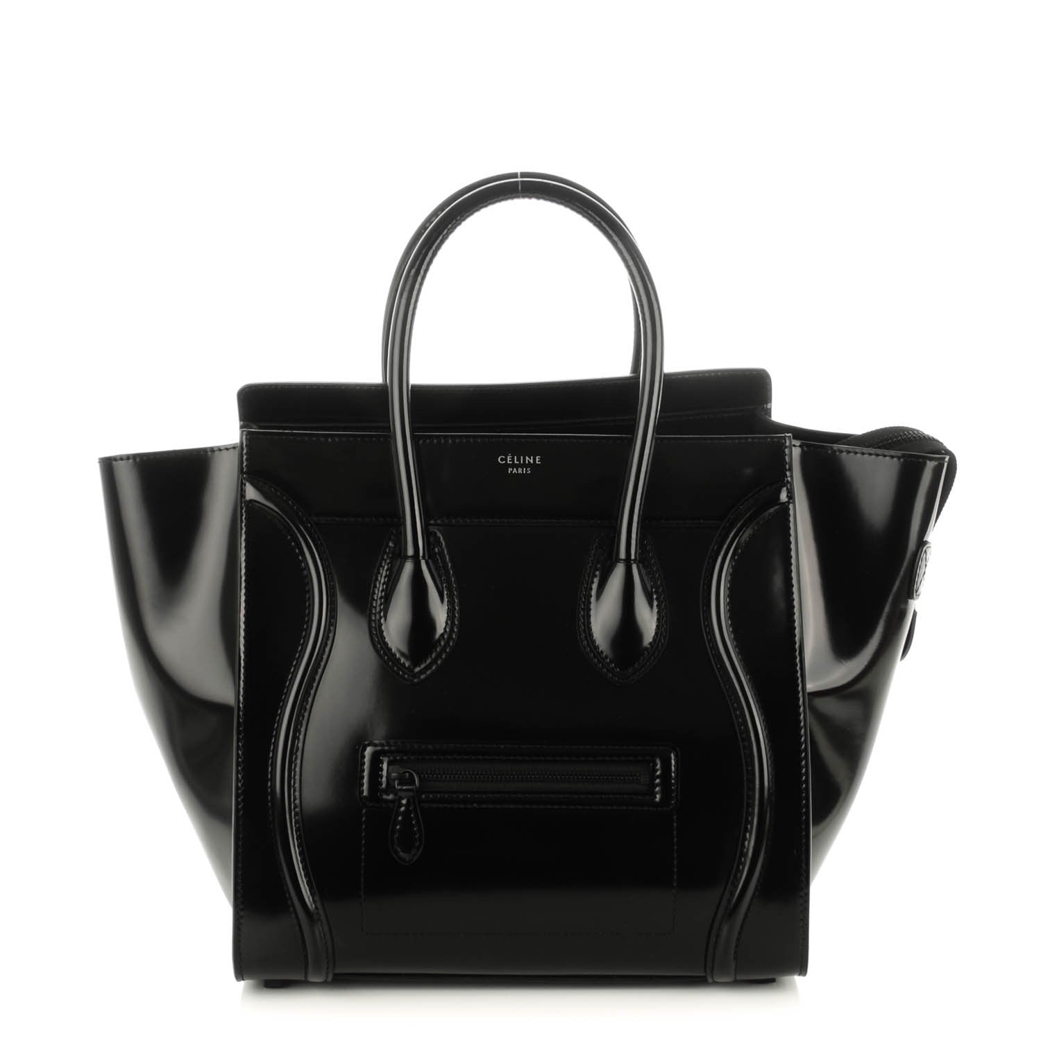 Celine Spazzolato Calfskin Mini Luggage Black 1 of 7