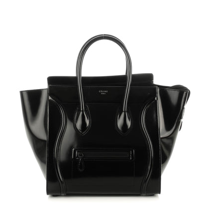 Celine Spazzolato Calfskin Mini Luggage Black 1 of 7
