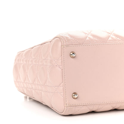 Christian Dior Lambskin Cannage Medium Lady Dior Light Pink 5 of 12