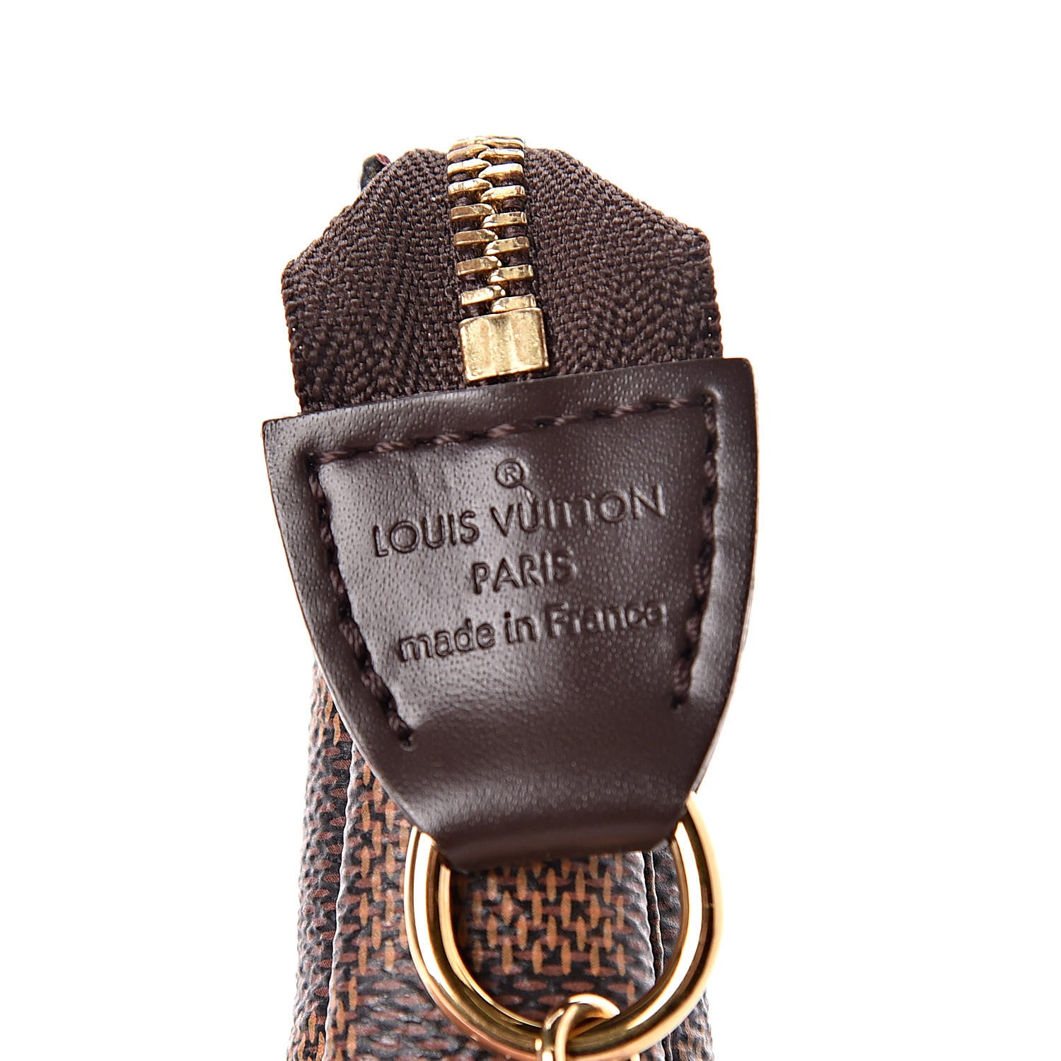 Louis Vuitton Damier Ebene Mini Pochette Accessories 6 of 9