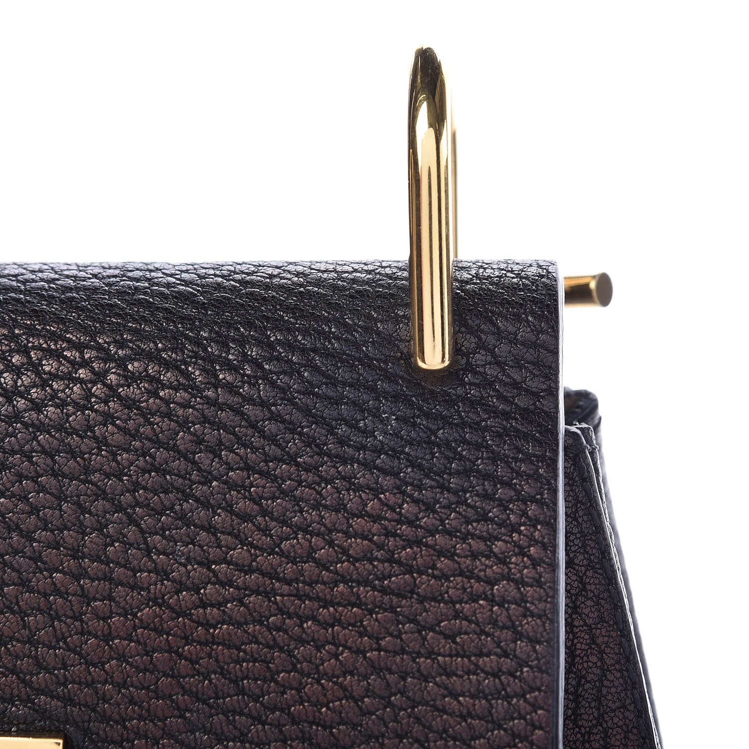 Chloe Grained Lambskin Mini Drew Shoulder Bag Black 9 of 9