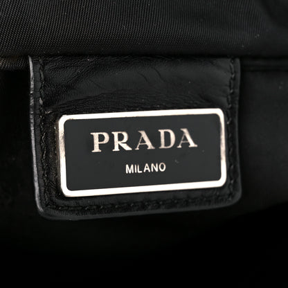 Prada Nylon Saffiano Flat Messenger Bag Black 7 of 13