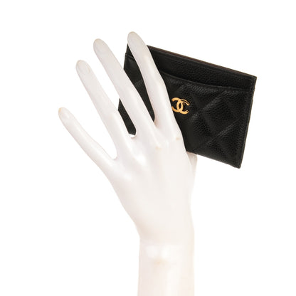 Chanel Caviar Quilted Card Holder Black 2 of 8