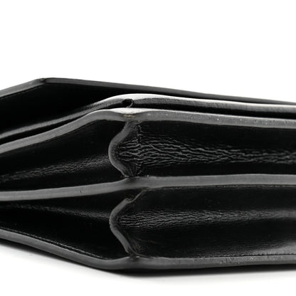 Saint Laurent Calfskin Medium Monogram Sunset Black 8 of 11