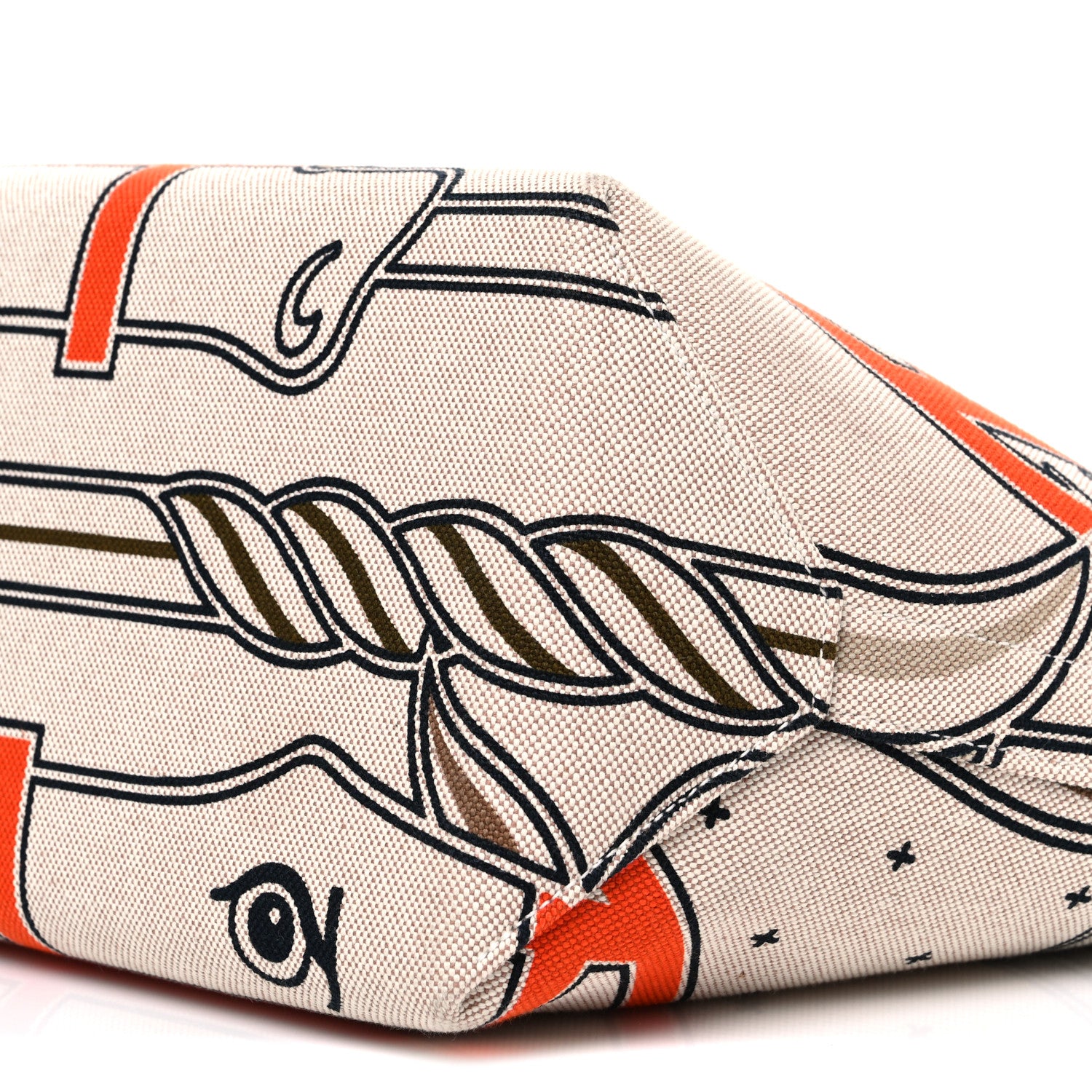 HERMES シュヴァルカブリオレ　ブランケット Hermes H Plume Canvas Swift Printed Quadrige au Fil Steeple 25 Bag