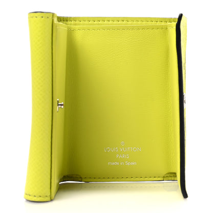 Louis Vuitton Monogram Taiga Discovery Compact Wallet Yellow 5 of 6