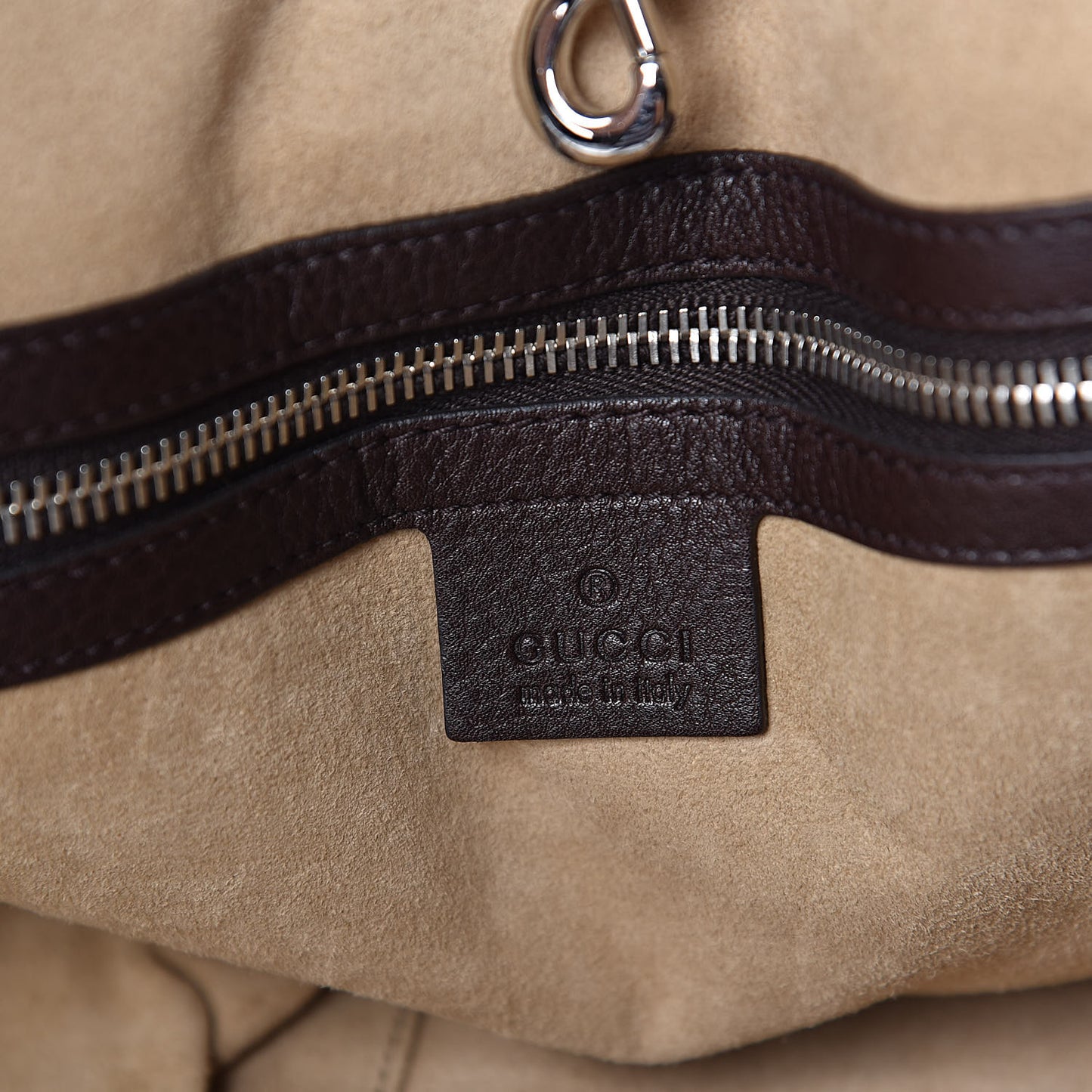 Calfskin Large Tote Brown