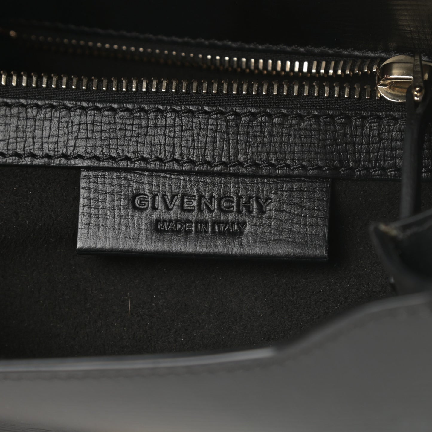 Textured Calfskin Mini Pandora Box Chain Crossbody Bag Black